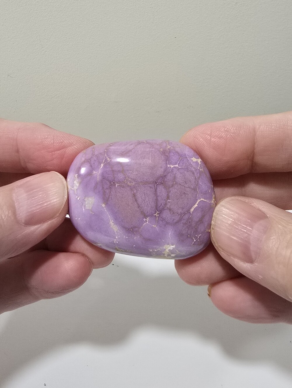 Phosphosiderite Crystal Palmstone #B